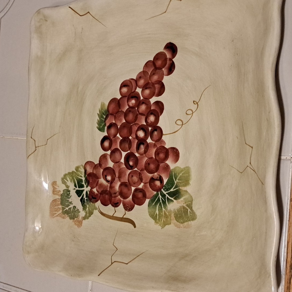 Hand painted plate